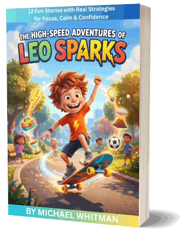 The High-Speed Adventures of Leo Sparks: book cover